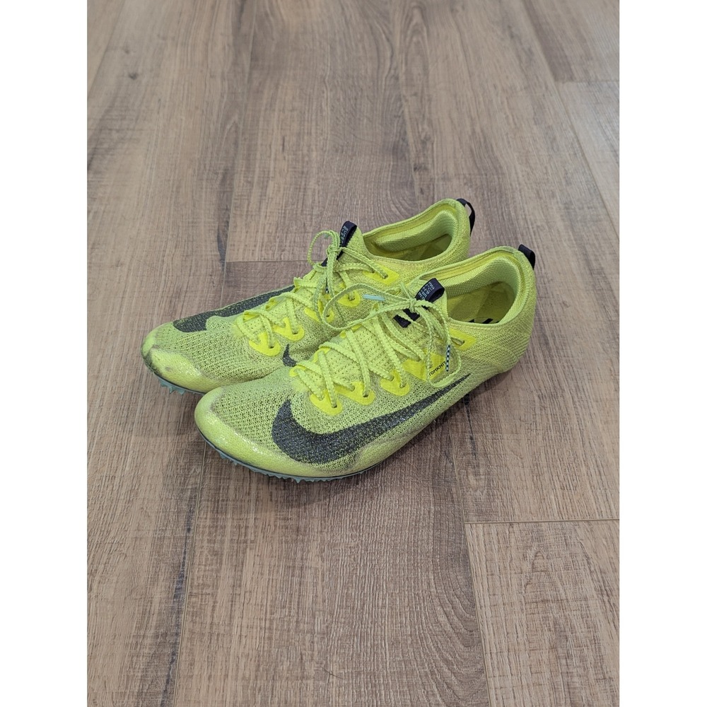 Nike Zoom Superfly Elite 2 Track Spikes Mens 10.5 Volt DR9923-700 AtomKnit